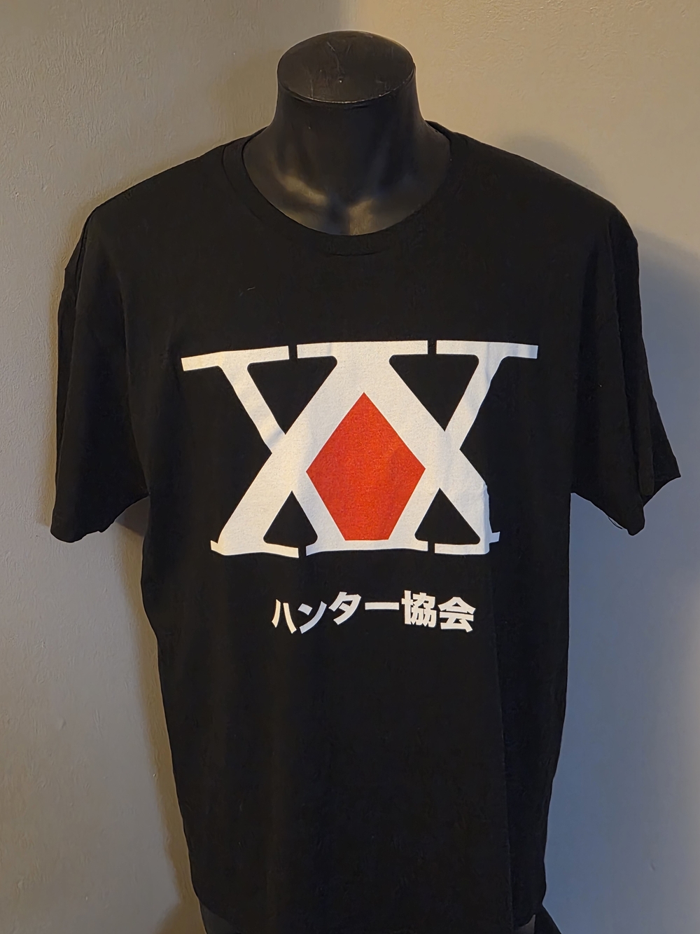 Hunter x Hunter Anime Graphic T-Shirt – Black HXH Tee – XL